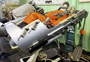 Stampe di Il seggio di ejection Vostok. La vista del tipo di seggio di eiezione montato sullo spazio-veicolo Vostok nel 1961-63 Immagini datate 2010: Poste di allontanamento Vostok