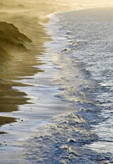 Dorset Coastline UK Stampe: Wave breaking