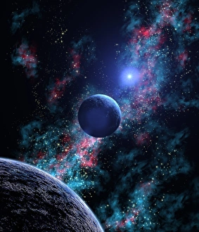 Space Science Images Stampe: White dwarf planets