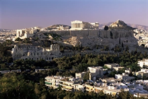 Parthenon Temple Greece Stampe: The Acropolis