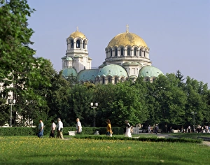 Alexander Nevsky Cathedral Sofia Stampe: Alexander Nevski cathedral, Sofia, Bulgaria, Europe