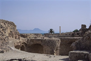Stampe di Bagni di Antonino a Cartagine Patrimonio dell'umanità della UNESCO in Tunesia e nell'Africa settentrionale Immagini Correlate Stampe: Bagni di Antonino