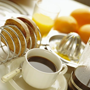 Fresh Orange Juice Stampe: Breakfast, coffee