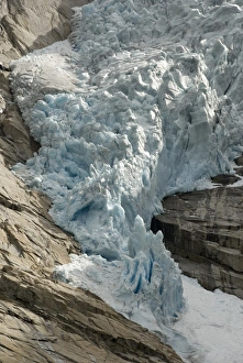 Scandinavia Landscape Stampe: Briksdal Glacier (Briksdalsbreen)