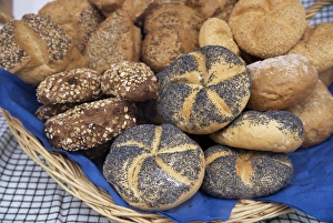 Germany Baked Goods Stampe: Brotzeit, bread rolls