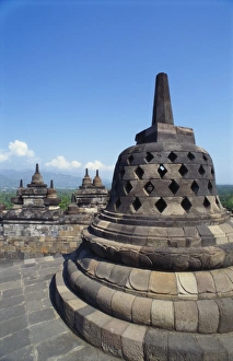 Borobudur Temple Indonesia Stampe: Buddhist Temple, Borobudur, Java, Indonesia
