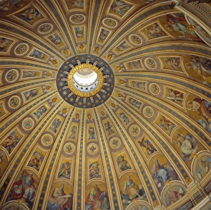 Italian Architecture Landmarks Stampe: Ceiling, Interior of the Dome