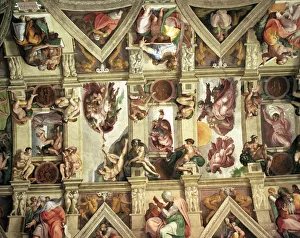 Italia Stampe: La volta della Cappella Sistina