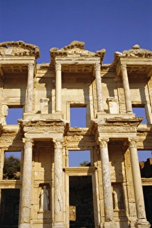 Greek Architecture Style Stampe: Celcus Library