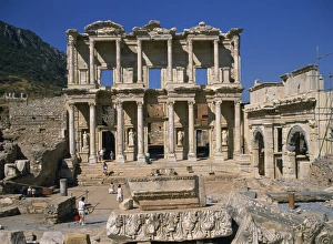Celsus Library Ephesus Stampe: The Celsus Library