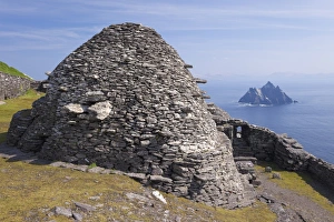 Stampe di Monastero celta di Skellig Michael Patrimonio dell'umanità UNESCO Contea del Kerry Provincia del Munster Repubblica d'Irlanda Europa Immagini del 13 aprile 2010: Monastero celta di Skellig Michael