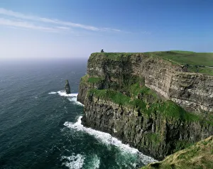 Stampe di Calzate di Moher, Contea di Clare, Munster, Irlanda (Repubblica d'Irlanda), Europa Immagini Correlate Stampe: Cefo di Moher