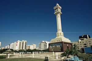 Capital Cities In The Middle East Stampe: Clocktower