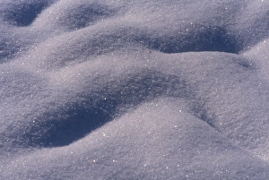 Switzerland Winter Landscape Stampe: Close up of snow