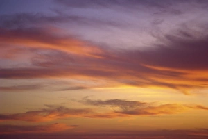 Evening Cloud Formations Stampe: Clouds at dusk