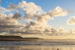 Blue Horizon Photography Stampe: Constantine Bay at sunset, Cornwall, England, United Kingdom, Europe