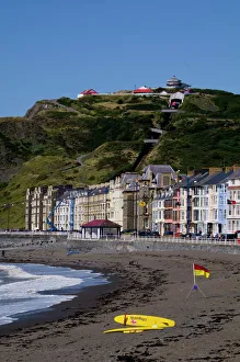 Wales Travel Destinations Stampe: Constitution Hill, Aberystwyth, Ceredigion, Wales, United Kingdom, Europe