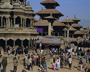 Durbar Square Nepal Stampe: Durbar Square