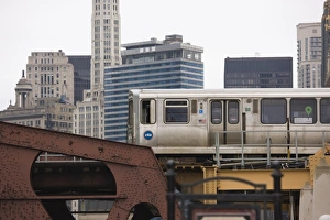 Chicago Elevated Train Stampe: El train on the elevated train system