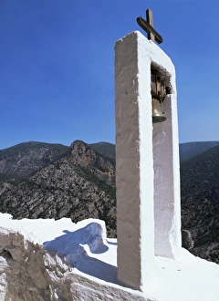 Peloponnese Greece Tourism Stampe: Elonas monastery