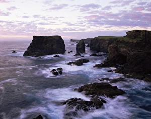 United Kingdom Beach Scenes Stampe: Eshaness Cliffs