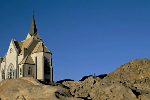 Lutheran Church Namibia Stampe: Felsenkirche