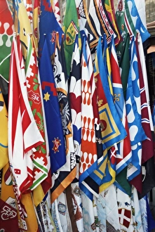 European City Flags Stampe: Flags and banners