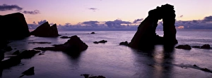UK Coastal Features Stampe: Gaada Stack natural arch