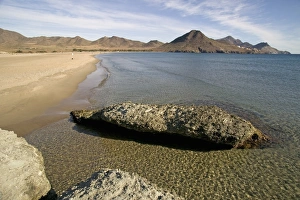 Spanish Coastline Scenery Stampe: Genoveses Beach
