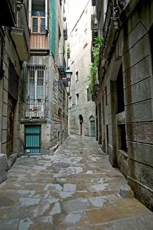 Stampe di Quartiere Gotico di Barcellona in Catalogna Spagna Europa Barcellona Stampe: Quartiere Gotico