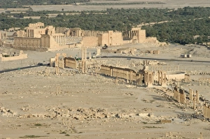 Middle East Archaeology Stampe: Hill top view