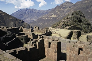 Ancient South America Stampe: Hitching post of sun