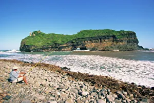 Rocky Coastline Photography Stampe: Hole in the Wall