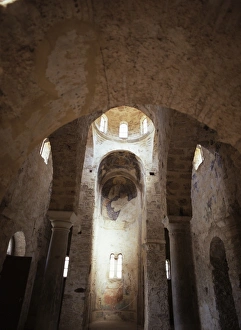 Byzantine Architecture Greece Stampe: Interior of Ayia Sofia