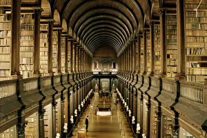 Università Stampe: Interno della Biblioteca