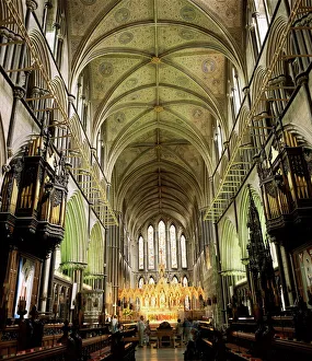 Chiesa Stampe: Interno della cattedrale di Worcester a Worcester