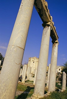 Mediterranean Architecture Europe Stampe: Ionic columns of east Propylon and Tower of the Winds