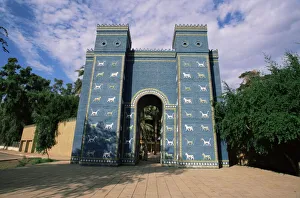 Stampe di Porta di Ishtar, Babilonia, Irak, Medio Oriente Iraq Stampe: Porta di Ishtar