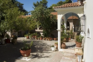 Ionian Islands Landmarks Stampe: Katharon Monastery