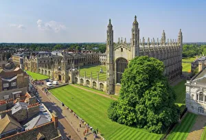 Università Stampe: Reale Collegio e cappella di Cambridge in Cambridgeshire nell'Inghilterra del Regno Unito d'Eurasia