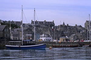 Shetland Islands UK Stampe: Lerwick seafront