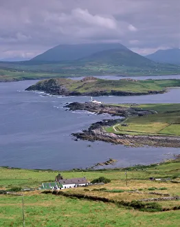 Ireland Travel Destination Stampe: Lighthouse