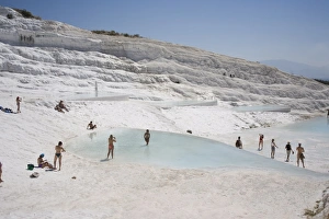 World Heritage Site Turkey Stampe: Limestone Terraces