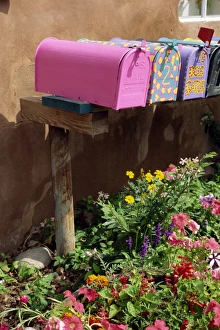 New Mexico Photography Stampe: Mail boxes