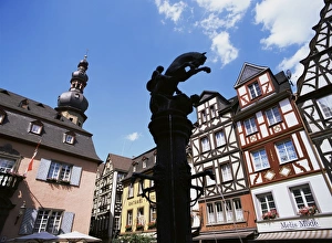 Cochem Germany Stampe: Main square