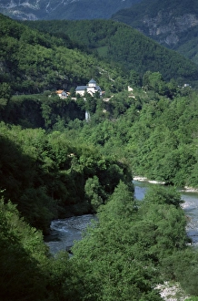 Montenegro Monastery Stampe: Moraca Monastery