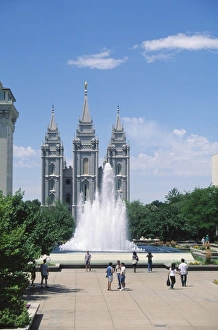 Salt Lake City Landmarks Stampe: Mormon Tabernacle