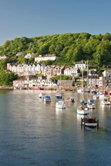 Stampe di Luce mattutina sul fiume Looe a Looe in Cornovaglia Inghilterra Regno Unito Europa Looe Stampe: Luce del mattino sul fiume Looe a Looe in Cornovaglia Inghilterra Regno Unito Europa