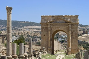 Jerash Archaeological Site Stampe: North gate