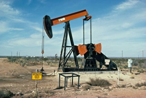 American Oil Industry Stampe: Oil well pump